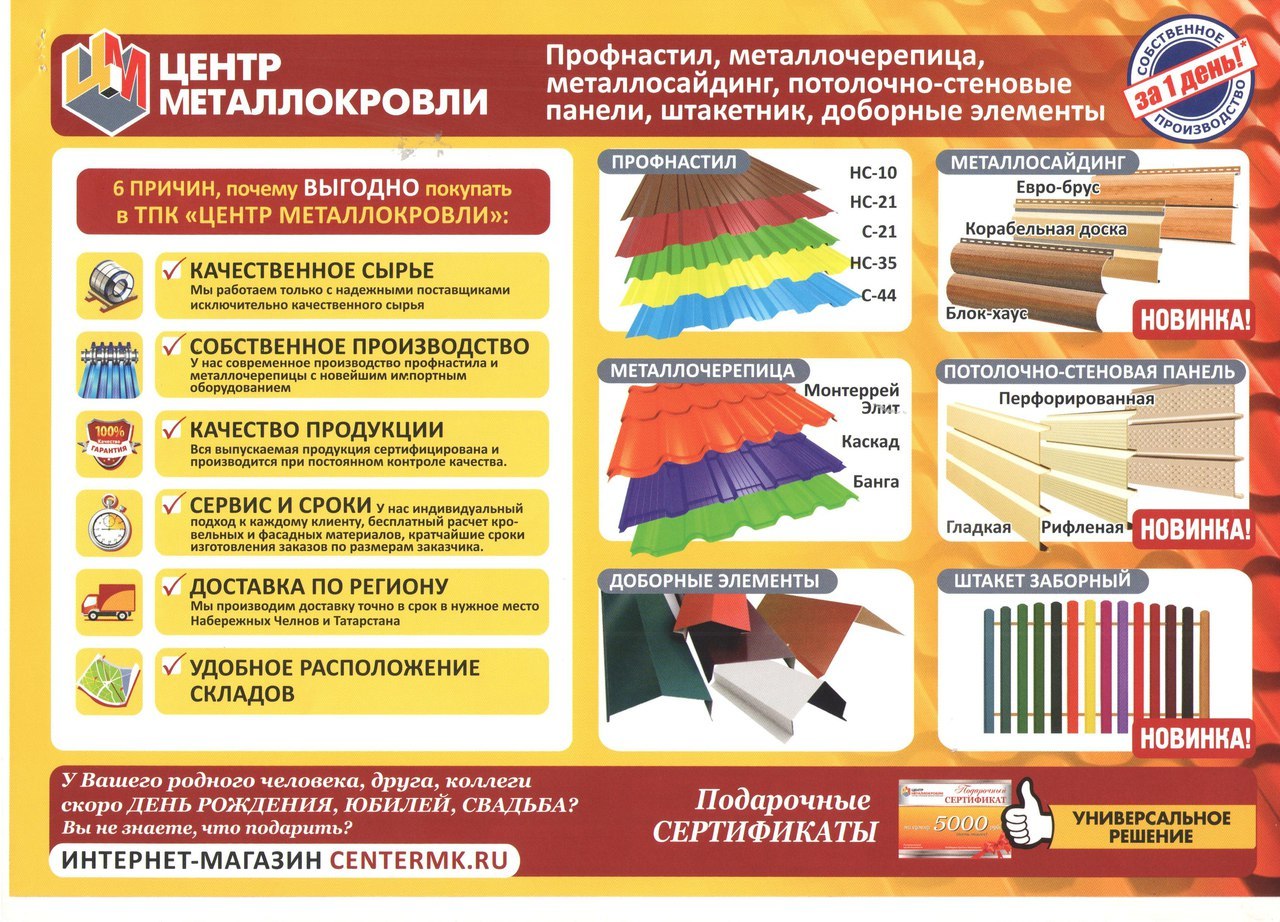 ТПК центр Металлокровли