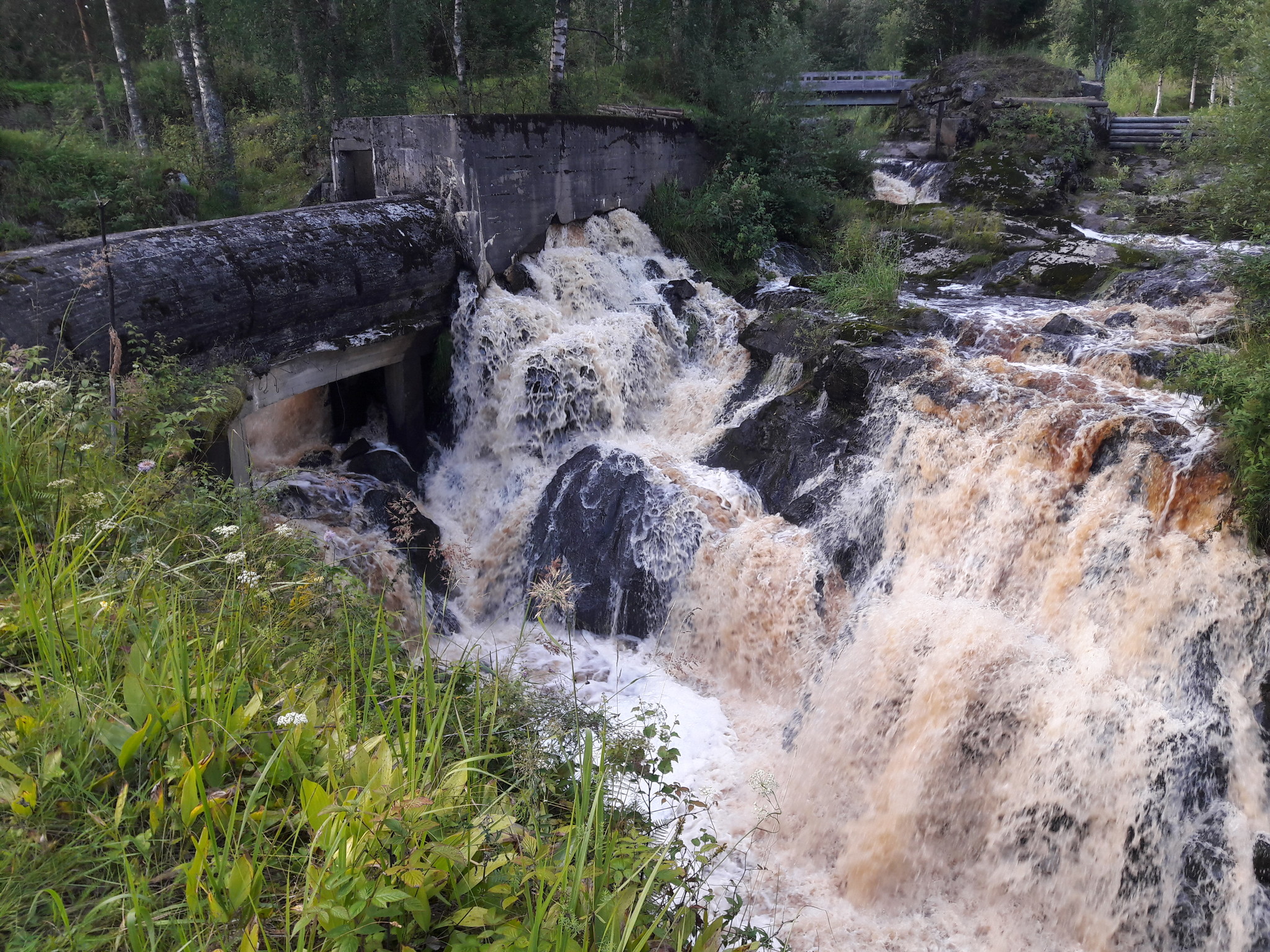 Водопады северного Приладожья