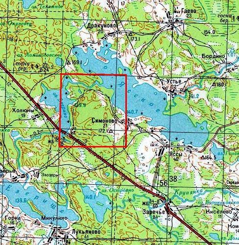 Карта пустошкинского района псковской области подробная с деревнями